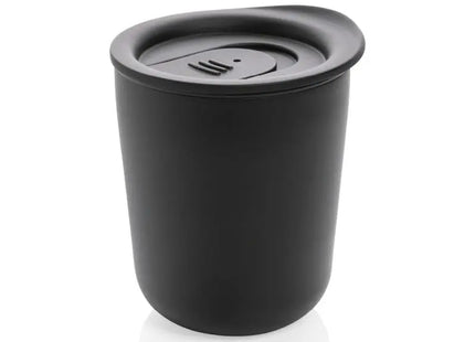 Antimikrobieller Kaffeebecher im klassischen Schwarz – Stilvoll & Hygienisch TK Gruppe® Grosshandel 