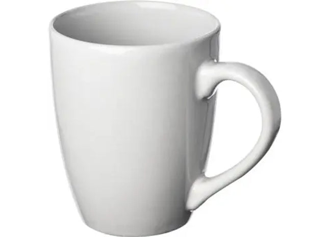 Antwerpen Keramiktasse, Elegantes Design, 300 ml - Reinweiß TK Gruppe® Grosshandel 