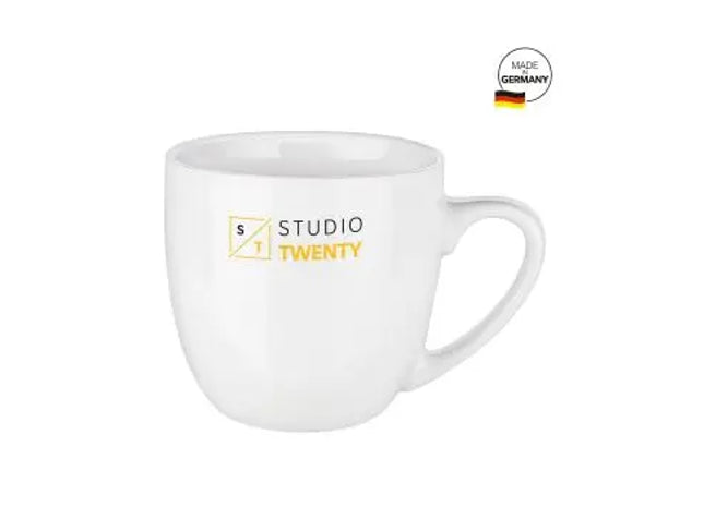 Appeal Porzellantasse 400 ml in strahlendem Weiß – Großzügiges Design für Kaffeeliebhaber TK Gruppe® Grosshandel 