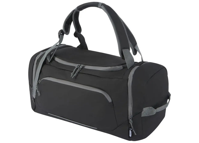 Aqua Reisetasche aus GRS Recyclingmaterial, 35 L, Schwarz, Umweltfreundlich und Praktisch TK Gruppe® Grosshandel 
