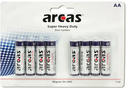Arcas R06 Mignon AA Batterien, 8er-Pack - Dauerhafte Leistung & Zuverlässigkeit TK Gruppe® Grosshandel 