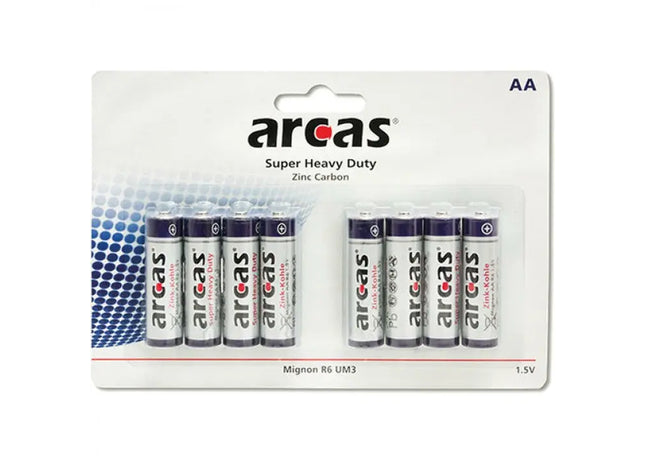 Arcas R06 Mignon AA Batterien, 8er-Pack - Dauerhafte Leistung & Zuverlässigkeit TK Gruppe® Grosshandel 