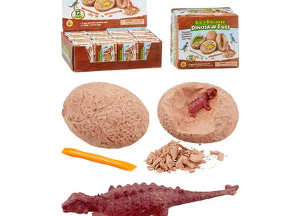 Archäologie-Kit, Dinosaurier-Ei, ca. 7cmH - Lernreiches Ausgrabungsset für Kinder TK Gruppe® Grosshandel 