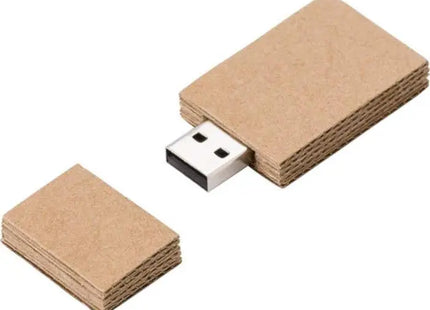 Archie Eco-Friendly USB 2.0 Stick: Nachhaltiges Kartondesign für Datenübertragung - Stilvoll und umweltbewusst TK Gruppe® Grosshandel 