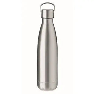 Arctic 500 ml Doppelwandige Isolierflasche - Mattsilber, Funktionale und stilvolle Thermosflasche TK Gruppe® Grosshandel 