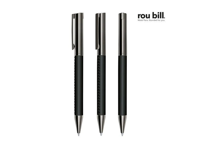 Arctic Drehkugelschreiber - Schwarz Stilvoller und zuverlässiger Begleiter für fließendes Schreiben TK Gruppe® Grosshandel 