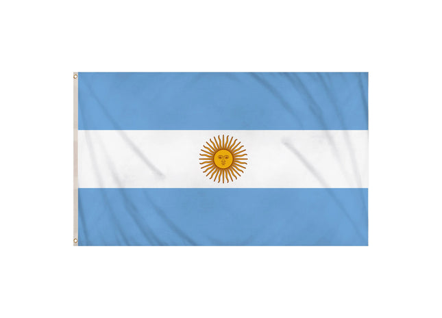 Argentinien-Flagge, 5 Fuß x 3 Fuß – große Nationalflagge für den Außenbereich TK Gruppe® Grosshandel 