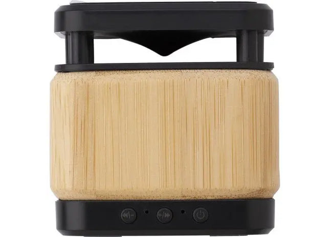 Ariel Drahtloser Bambus- und ABS-Lautsprecher und Ladegerät Nova - Braun TK Gruppe® Grosshandel 