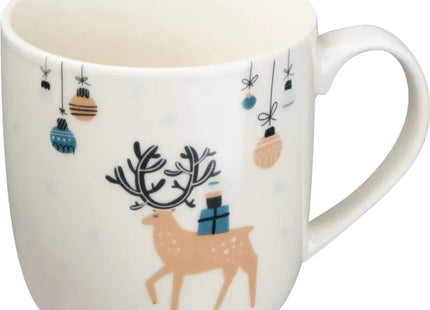 Arktis Weihnachts-Keramiktasse – Elegantes Weiß für festliche Wärme TK Gruppe® Grosshandel 