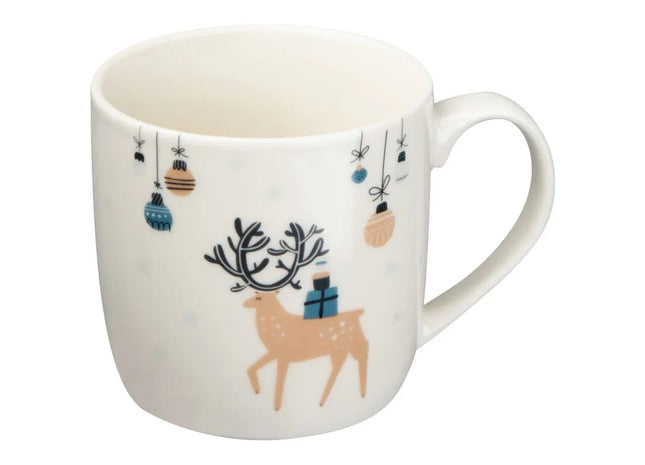 Arktis Weihnachts-Keramiktasse – Elegantes Weiß für festliche Wärme TK Gruppe® Grosshandel 