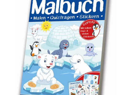 Arktische Tierwelt Ausmalbuch: Entdecke Polarregionen und ihre Bewohner TK Gruppe® Grosshandel 