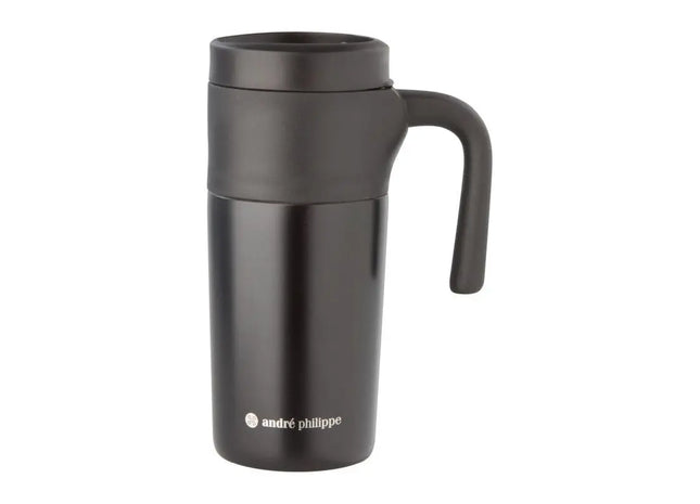Arnoux Isolierbecher, 330 ml – eleganter Thermobecher in Schwarz für unterwegs TK Gruppe® Grosshandel 