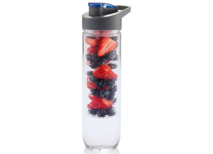 Aromafach-Wasserflasche in Blau - Geschmackvolles Trinkerlebnis, 750ml TK Gruppe® Grosshandel 