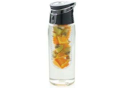 Aromaflasche 400 ml, Transparent mit Grauem Verschluss, Praktisch für Infusionen TK Gruppe® Grosshandel 