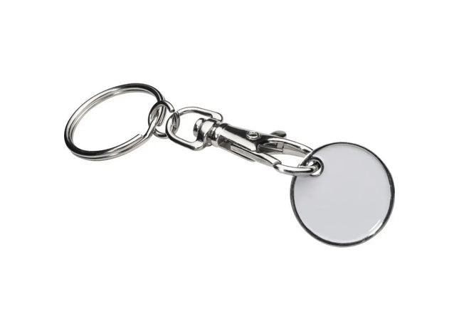 Arras Schlüsselanhänger in Reinweiß - Stilvolles Accessoire TK Gruppe® Grosshandel 