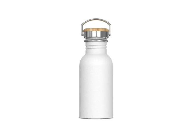 Ashton Wasserflasche 500ml in Reinweiß - Stilvolles Trinkerlebnis TK Gruppe® Grosshandel 