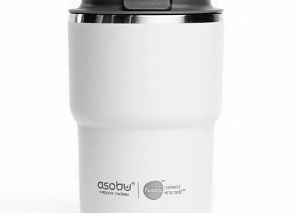 Asobu Mini Pick-Up Isolierbecher 355ml mit Puramic Beschichtung in Weiß TK Gruppe® Grosshandel 