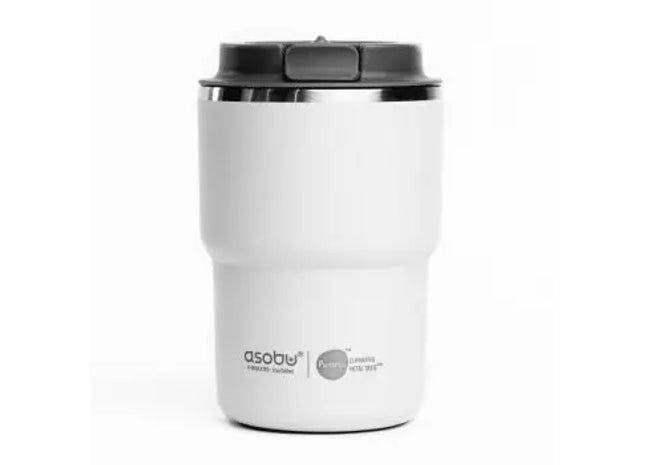 Asobu Mini Pick-Up Isolierbecher, 355ml, Puramic, Reinweiß TK Gruppe® Grosshandel 