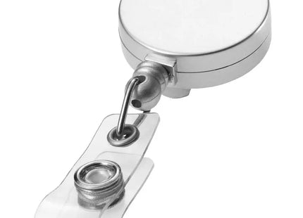 Aspen Rollerclip - Silberfarbener, Eleganter & Praktischer Schlüsselclip TK Gruppe® Grosshandel 