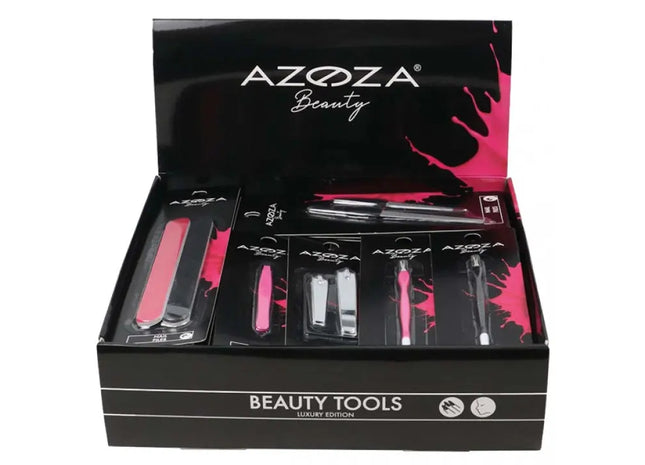 Assorted 6-Piece Nail Care Set - Beauty Range with 60s Dispenser TK Gruppe® Grosshandel 