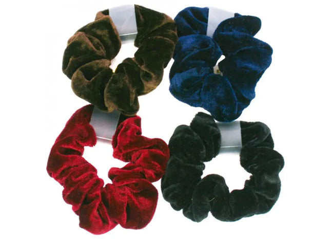 Assorted Color Velvet Hair Braid Ribbon - 9.5cm Width, Stylish Hair Accessory TK Gruppe® Grosshandel 
