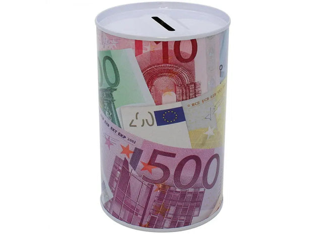 Assorted Metal Cash Holder 12.5x8cm - Variety of Colors and Designs TK Gruppe® Grosshandel 