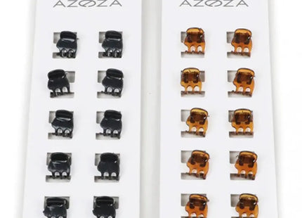 Assorted Miniature Crab Figures, Set of 10 - Tiny Crustaceans, 1.5x1.5cm TK Gruppe® Grosshandel 