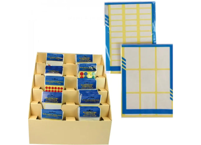 Assorted Pack of 10 Pre-Organized Labels TK Gruppe® Grosshandel 