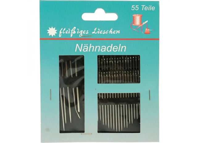 Assorted Sewing Needles Pack - 55 Pieces on 12x10cm Card TK Gruppe® Grosshandel 