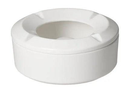 Atakor Aschenbecher in Weiß - Elegant & Robust für Innen und Außen TK Gruppe® Grosshandel 