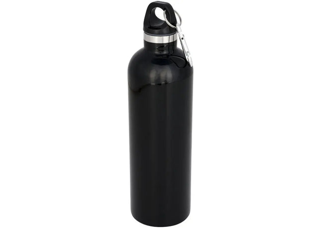 Atlantic 530 ml Vakuum Isolierflasche - Schwarz - Doppelwandige Edelstahl Thermoflasche TK Gruppe® Grosshandel 