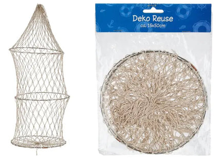 Attraktive Deko-Fischreuse Kleinformat 16x50 cm – Elegant & Platzsparend TK Gruppe® Grosshandel 