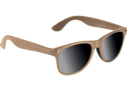 Attraktive Woodlook Sonnenbrille in Beige – Schutz & Trendbewusst TK Gruppe® Grosshandel 