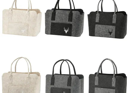 Aufbewahrung Filztasche Set - 6 Stück, 38x26x26cm - Robuste und Vielseitige Organizer TK Gruppe® Grosshandel 