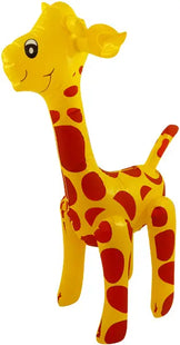 Aufblasbare Giraffe 59 cm – Kinderparty-Dekoration, Tierfigur für Pool & Garten TK Gruppe® Grosshandel 