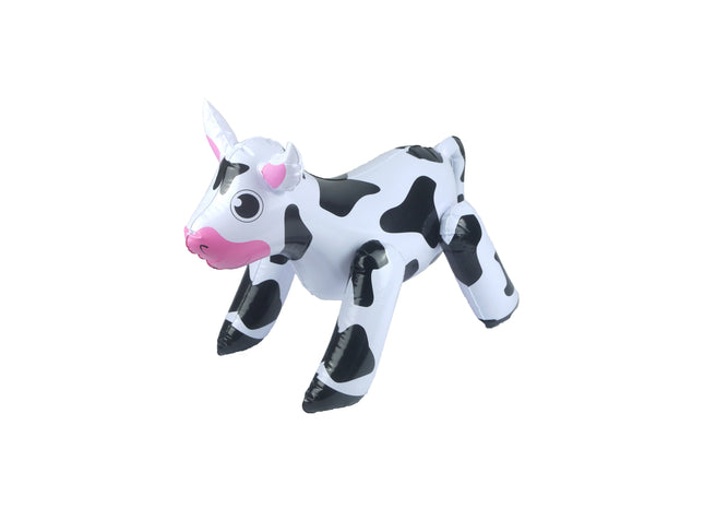 Aufblasbare Kuh 53 cm - Spielzeug und Dekoration für Bauernhof-Themenparty TK Gruppe® Grosshandel 