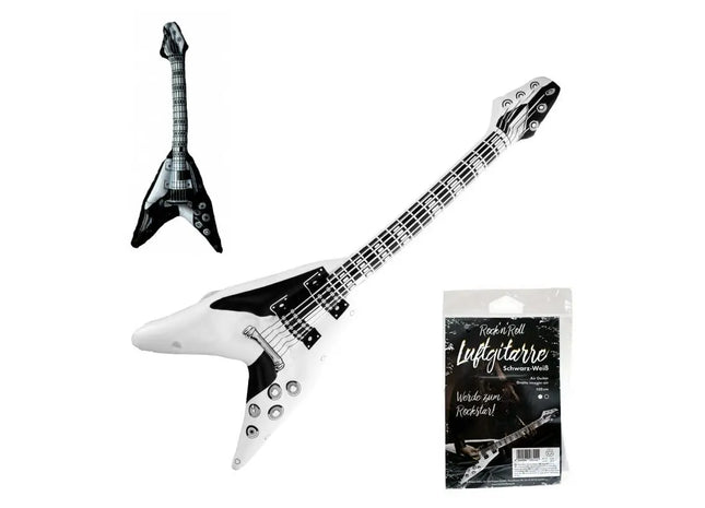 Aufblasbare Luftgitarre in Form einer E-Gitarre, 100 cm lang TK Gruppe® Grosshandel 