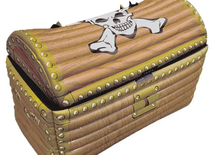 Aufblasbare Schatztruhe 58 x 31 x 52 cm – ideal für Partydekoration und Poolspiele TK Gruppe® Grosshandel 