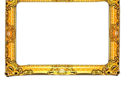 Aufblasbarer Bilderrahmen in Gold, 60x80 cm - Dekorativer Fotohalter TK Gruppe® Grosshandel 