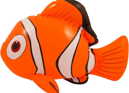 Aufblasbarer Clownfisch 43 cm, Schwimmhilfe für Kinder, Poolspielzeug TK Gruppe® Grosshandel 