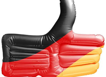 Aufblasbarer Daumen Deutschland – Feiern in Nationalfarben TK Gruppe® Grosshandel 