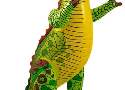 Aufblasbarer Dinosaurier, 90 cm, groß, Spielzeug für Kinder, Garten-Deko, robust und sicher TK Gruppe® Grosshandel 