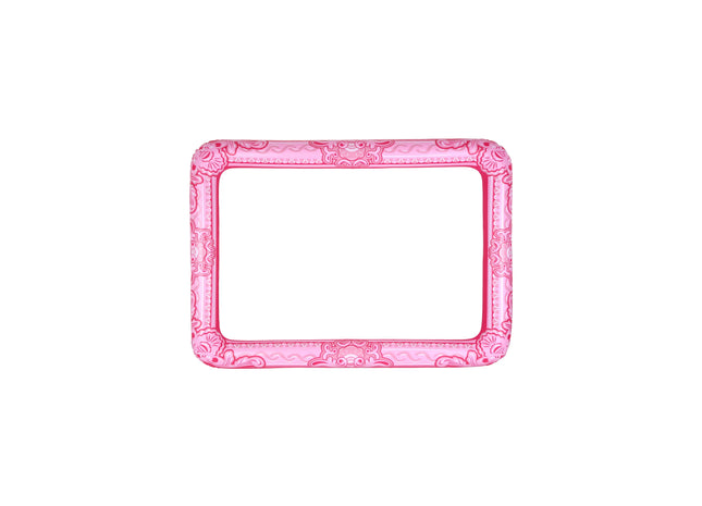 Aufblasbarer Fotorahmen Rosa 60X80Cm - Ideal für Partys & Dekoration TK Gruppe® Grosshandel 