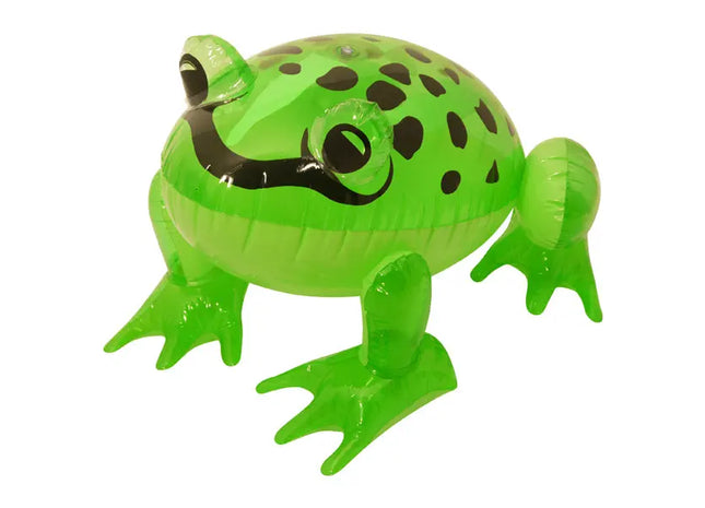 Aufblasbarer Frosch 39 cm, großes grünes Gartenspielzeug, Pool-Schwimmspielzeug TK Gruppe® Grosshandel 
