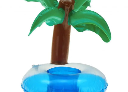 Aufblasbarer Getränkehalter in Form einer Palme, 25 cm groß TK Gruppe® Grosshandel 
