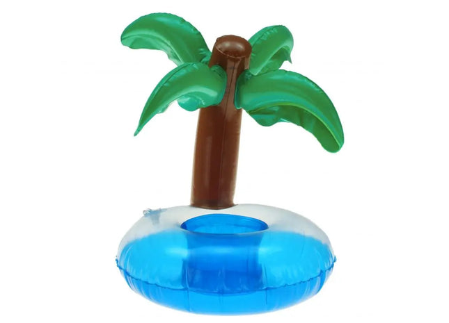 Aufblasbarer Getränkehalter in Form einer Palme, 25 cm groß TK Gruppe® Grosshandel 