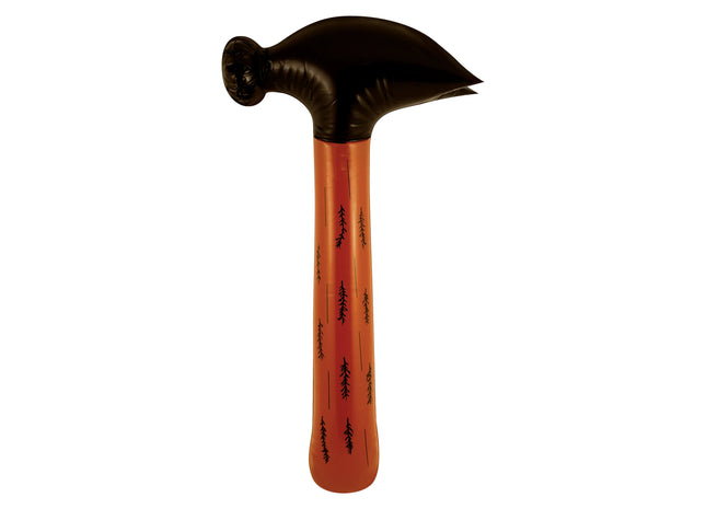 Aufblasbarer Hammer, 86 cm, Braun - Spielzeughammer Für Partys & Events TK Gruppe® Grosshandel 