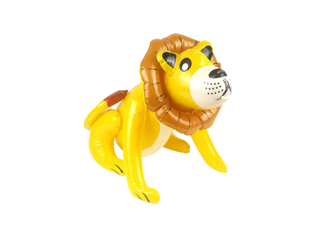 Aufblasbarer Löwe 53Cm - Kinderpool Spielzeug, Tierfigur Für Strand & Partydekoration TK Gruppe® Grosshandel 