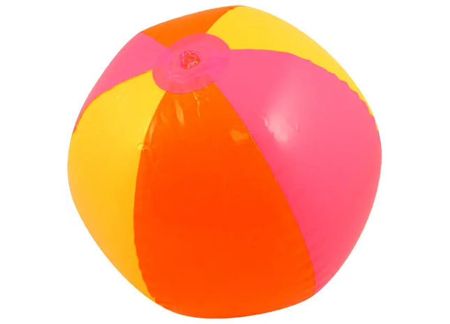 Aufblasbarer Strandball 50 cm – bunter Wasserball für Strand und Pool, robust und leicht TK Gruppe® Grosshandel 