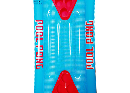 Aufblasbares Bierpong-Luftbett, 166 x 77 cm, Wasserfest, Poolparty-Spielzeug TK Gruppe® Grosshandel 